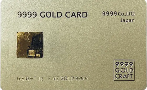 純金カード 1g