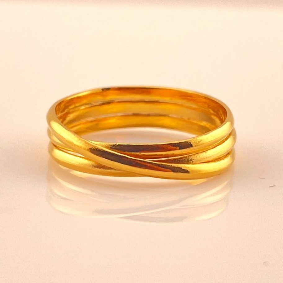 Triple staight ring 13号　3.08ｇ